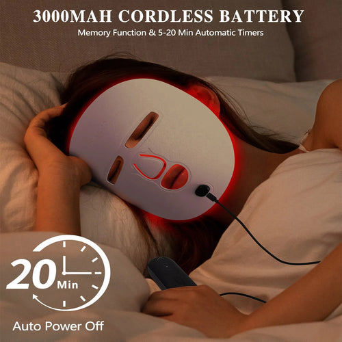 Aurelle GlowShield™ LED Light Therapy Face Mask