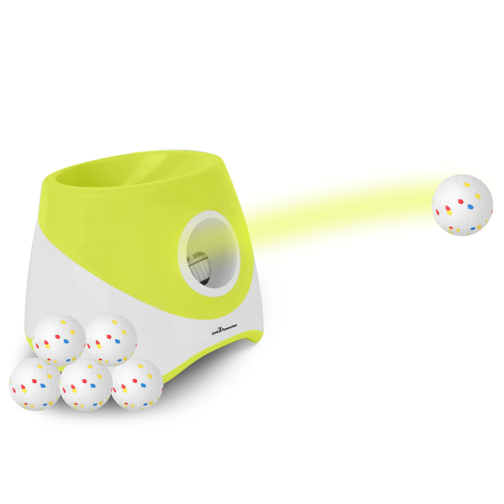 Automatic Dog Ball Launcher - Rechargeable Interactive Fetch Toy, 3 Distance Settings