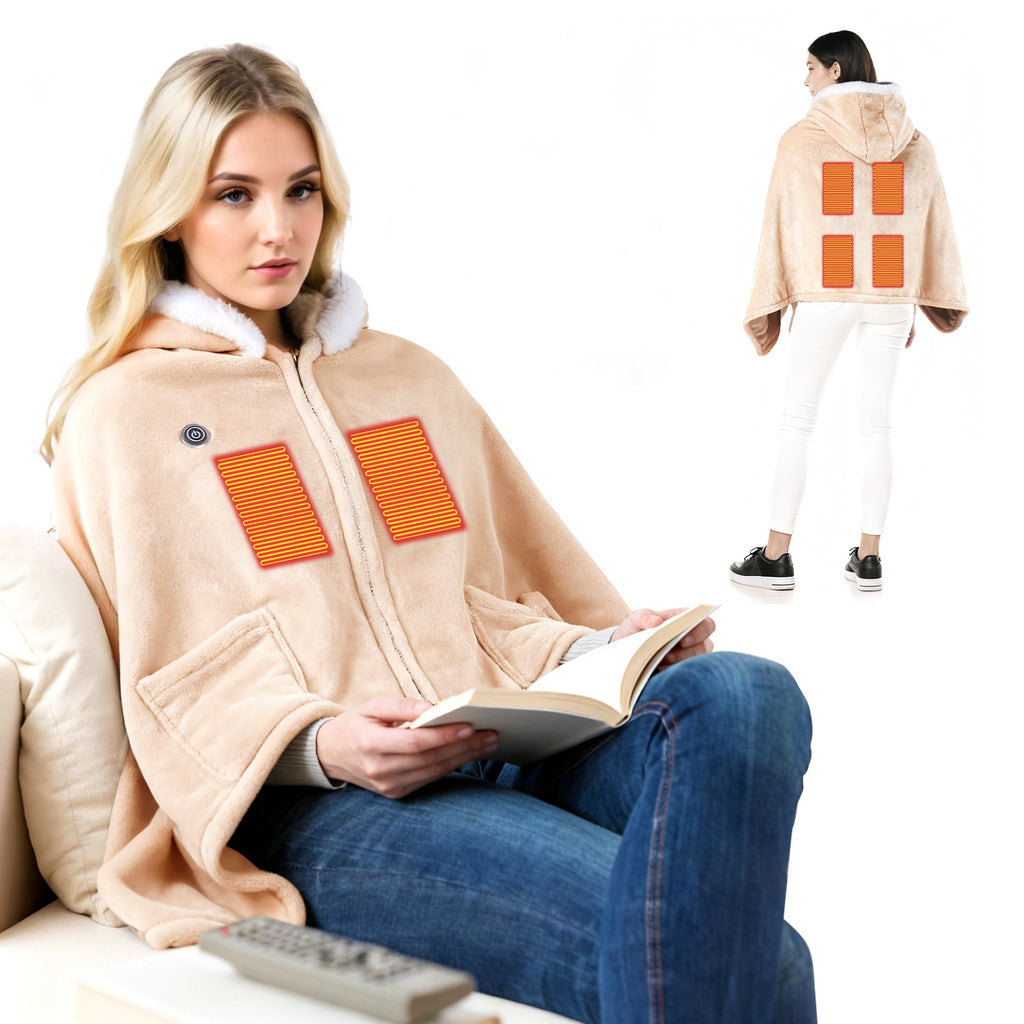 Wearable Heated Throw Blanket