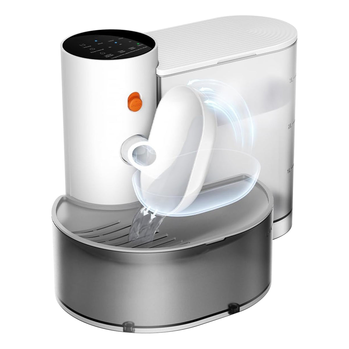 Smart Automatic Pet Water Fountain - Self-Refill & Self-Empty, 3L Cordless