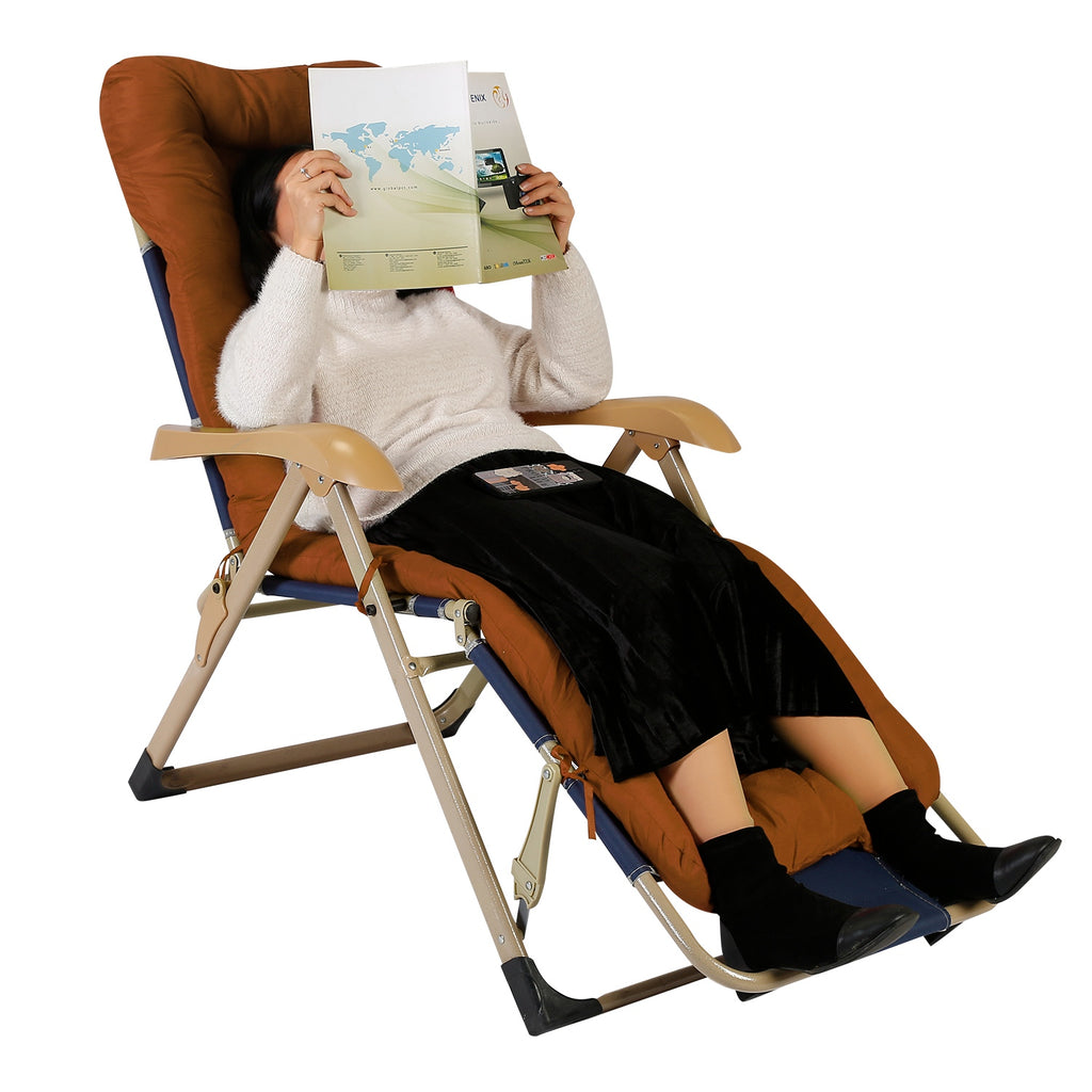 Thickened Chaise Lounger Cushion - Recliner & Rocking Chair Pad, 67x22in