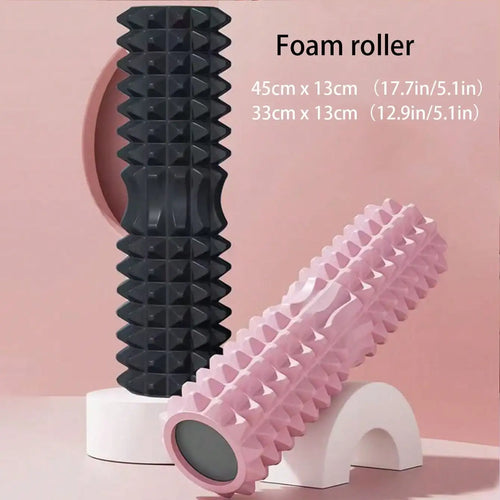 45cm Foam Roller - Deep Tissue Massage & Muscle Stretching Device