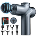 Mini Muscle Massage Gun – Silent Motor, 4 Interchangeable Heads