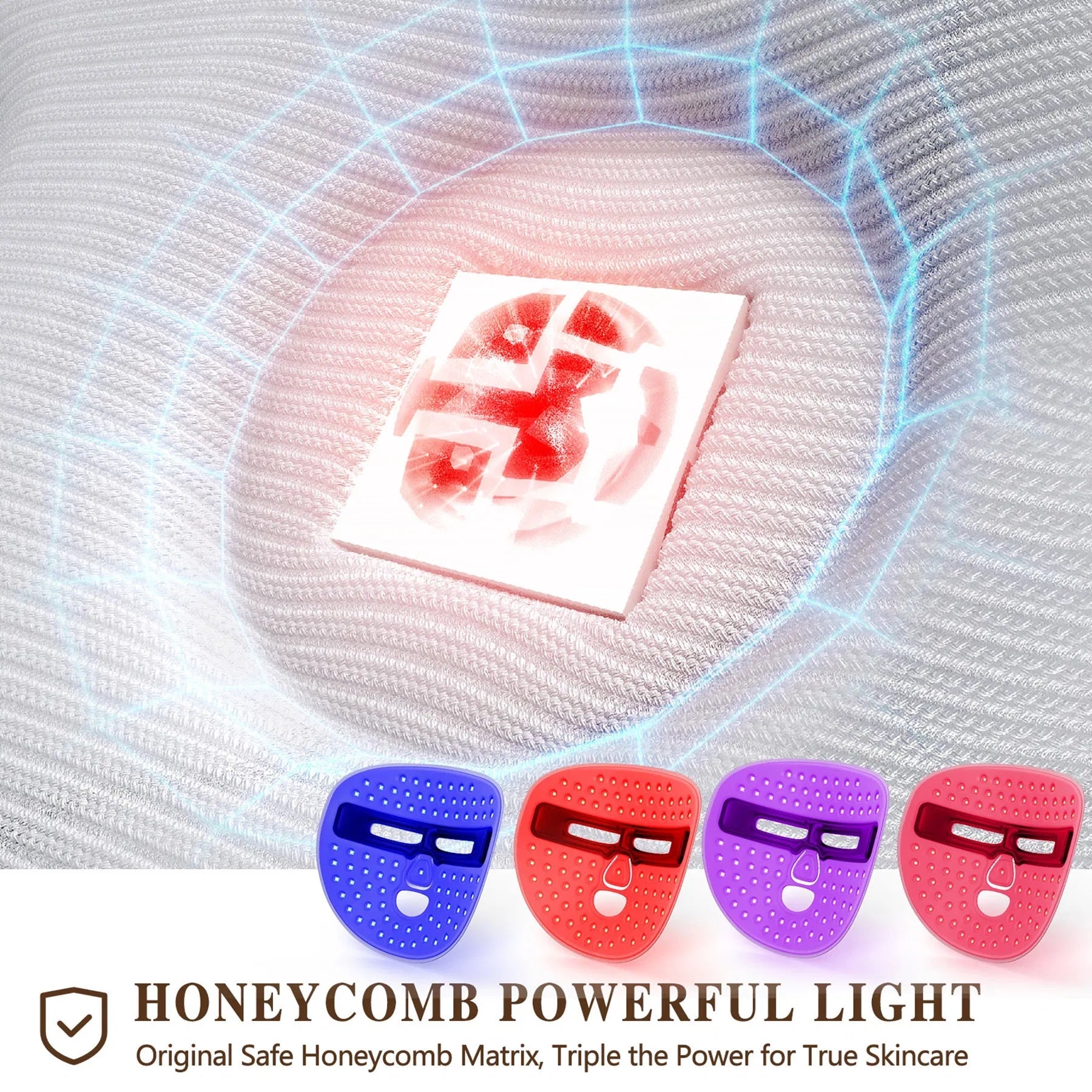 Aurelle GlowShield™ LED Light Therapy Face Mask