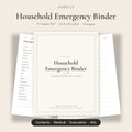 Aurelle Household Emergency Binder