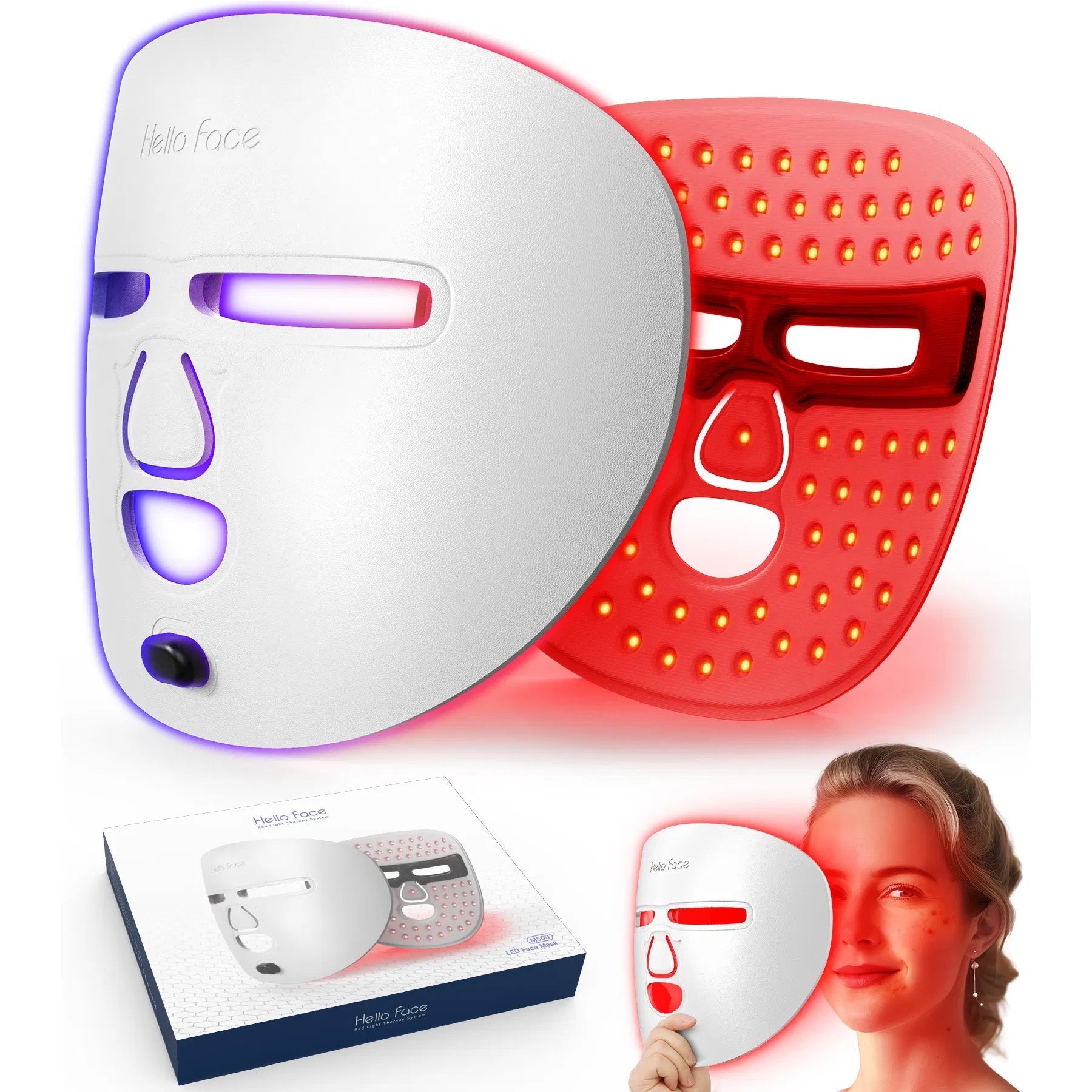 Aurelle GlowShield™ LED Light Therapy Face Mask