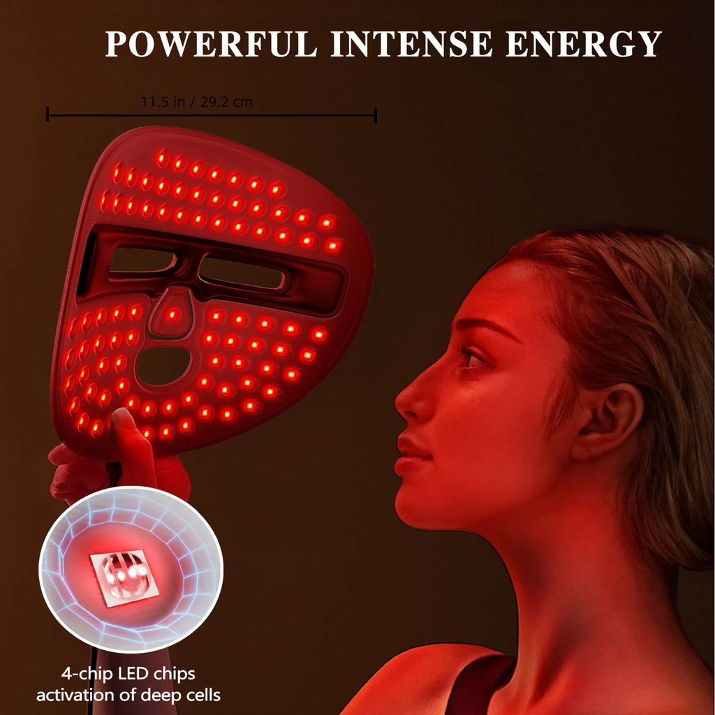 Aurelle GlowShield™ LED Light Therapy Face Mask