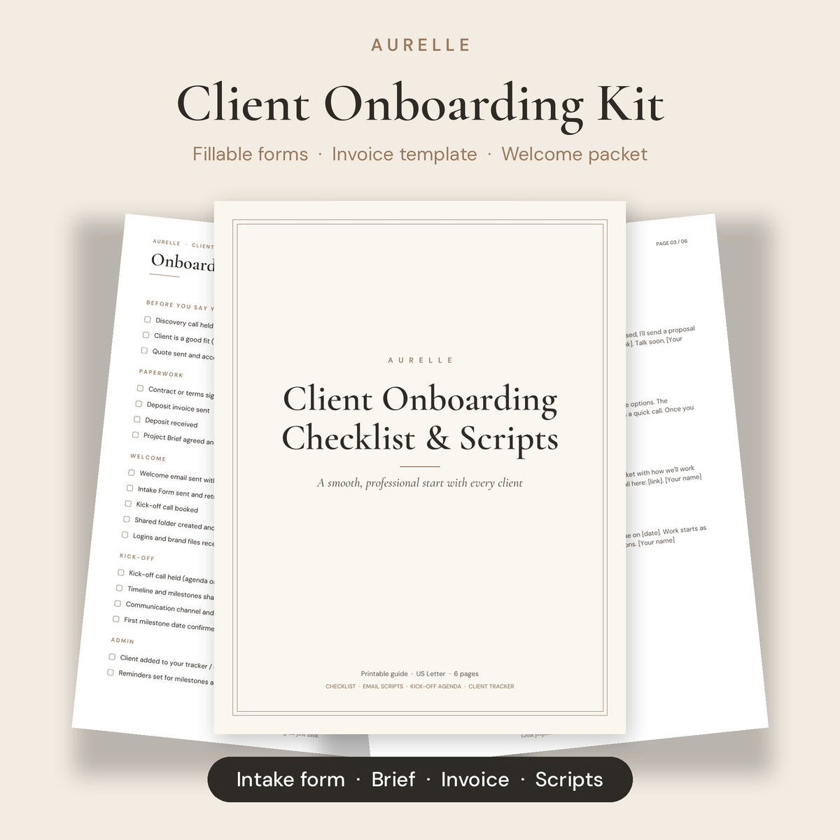 Aurelle Client Onboarding Kit