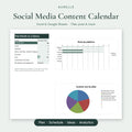 Aurelle Social Media Content Calendar dashboard
