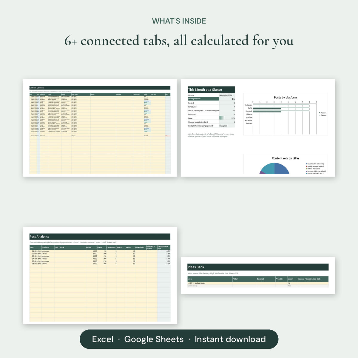 Inside the Social Media Content Calendar
